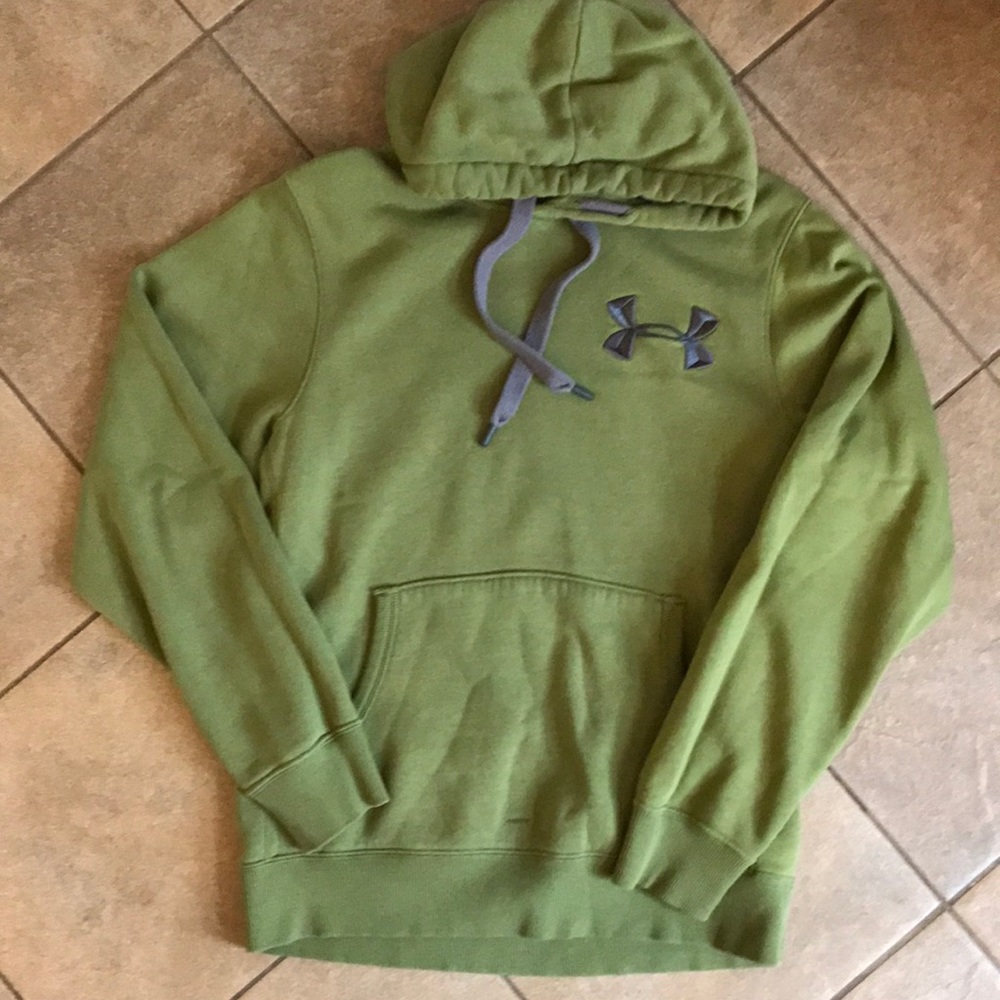 Men’s Olive Green Under Armour Sweatshirt Size Small